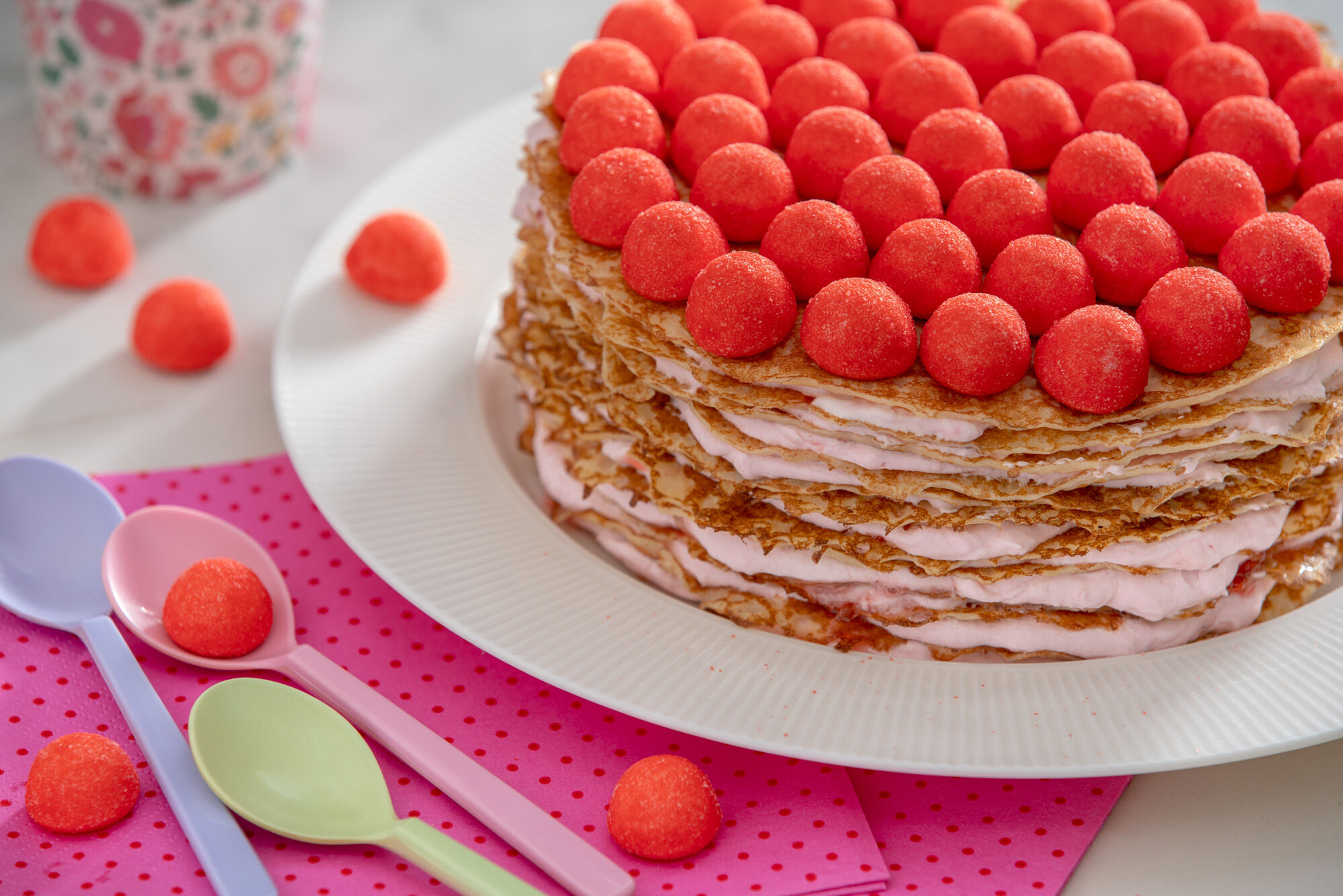 Tarta de crepes Tagada